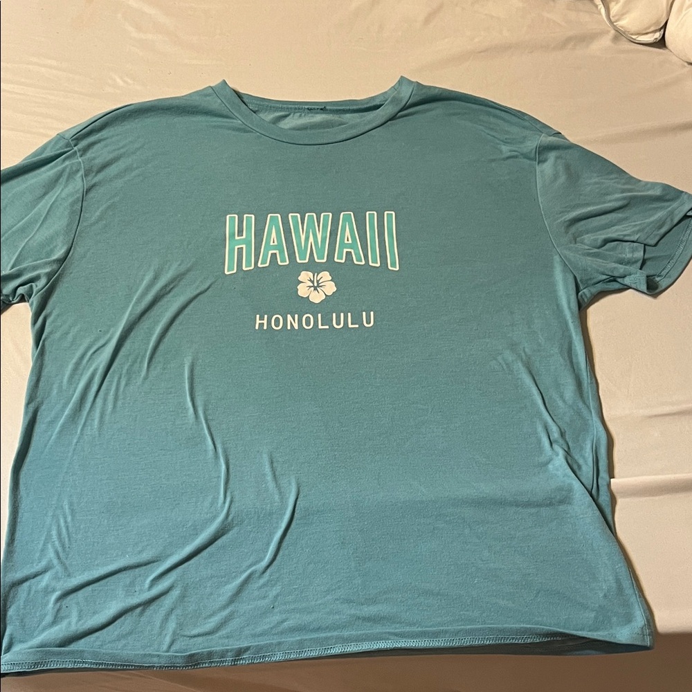 Teal Hawaii Honolulu T-Shirt